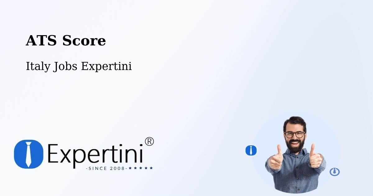 Resume ATS Score & Job Description Match Tool – Ronzone - Italy Jobs Expertini