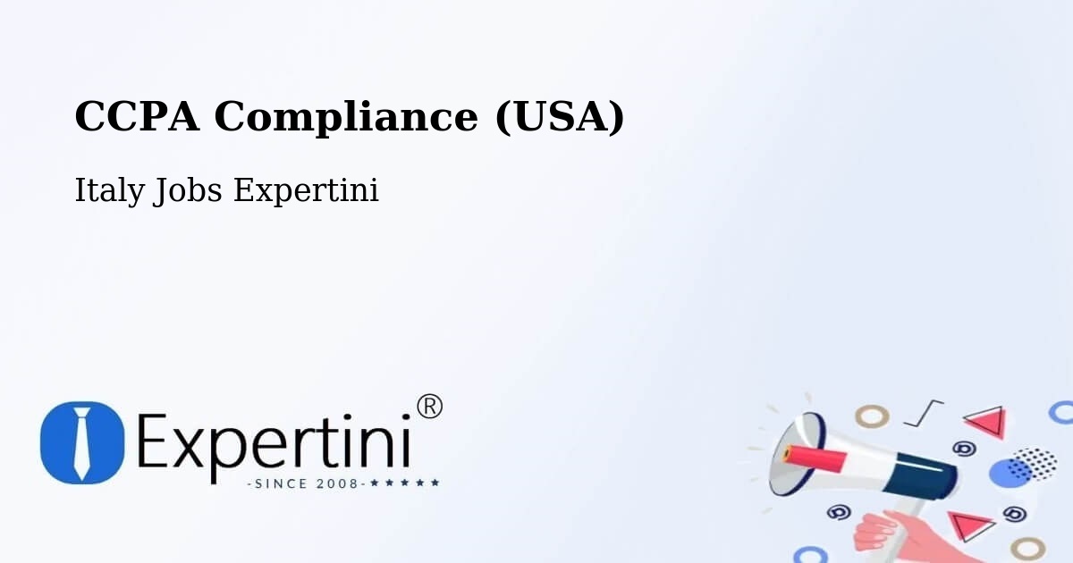 CCPA Privacy Rights & Compliance Notice – Ronzone - Italy Jobs Expertini